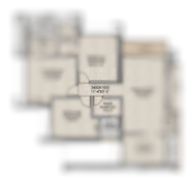 Kalpataru Lokhandwala Andheri West 4BHK Plan