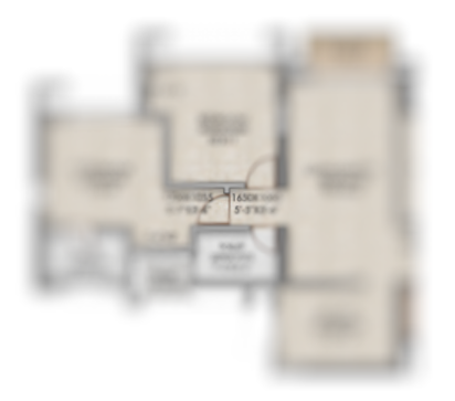 Kalpataru Lokhandwala Andheri West 3BHK Plan